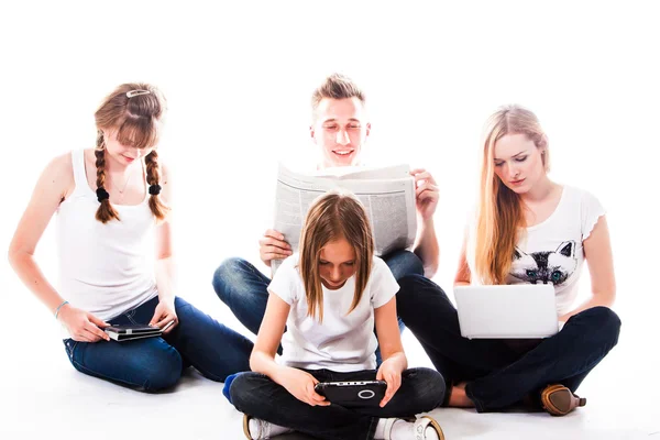 Glückliche Familie — Stockfoto