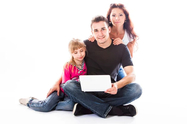 Glückliche Familie — Stockfoto