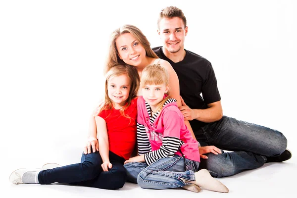 Glückliche Familie — Stockfoto