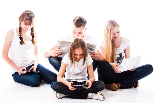 Glückliche Familie — Stockfoto