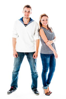 denizci ve bir kadın