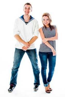 denizci ve bir kadın