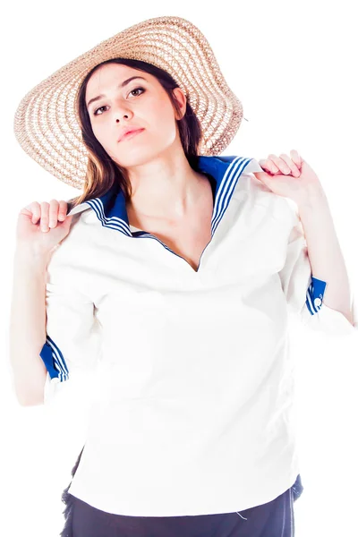 Kadın denizci — Stok fotoğraf
