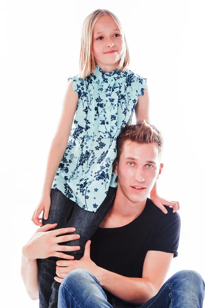 Vater und Tochter — Stockfoto