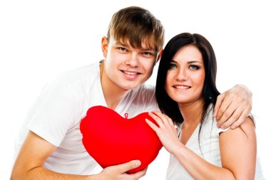 adam bir kadının kalbini verir.