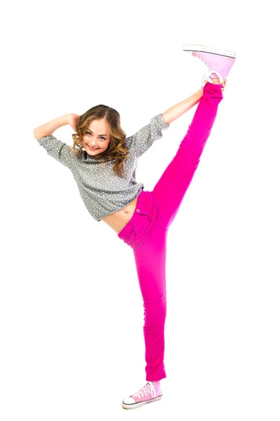 Girl acrobat — Stock Photo, Image