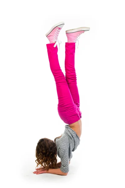 Girl acrobat — Stock Photo, Image