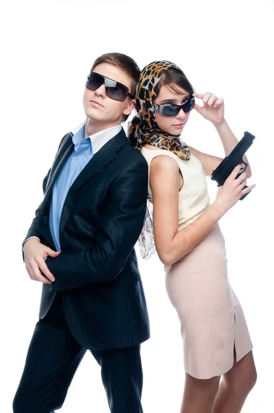 Bonnie und Clyde — Stockfoto