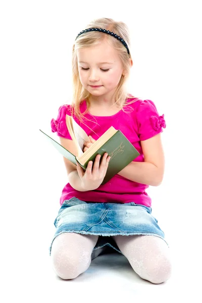Child with a book — Stock Photo, Image