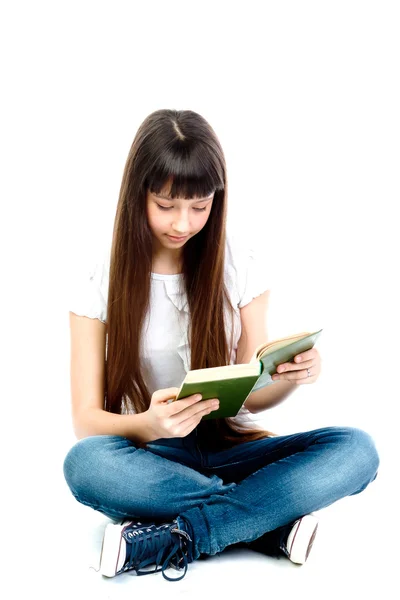 Niño con un libro — Foto de Stock