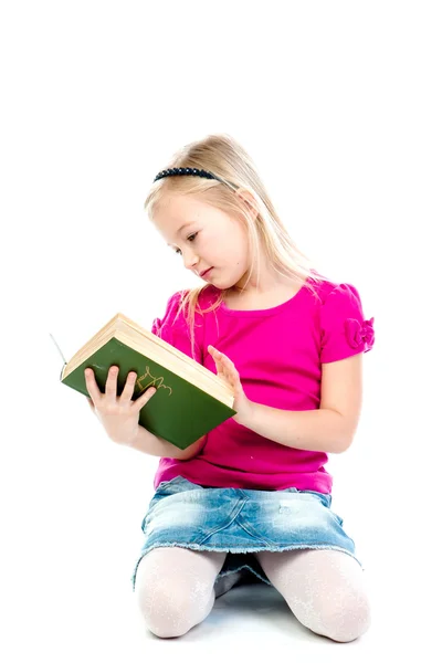 Child with a book — Stock Photo, Image