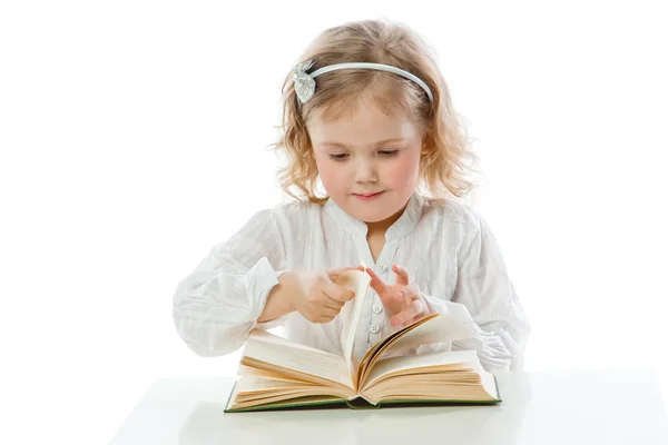 Child with a book — Stock Photo, Image