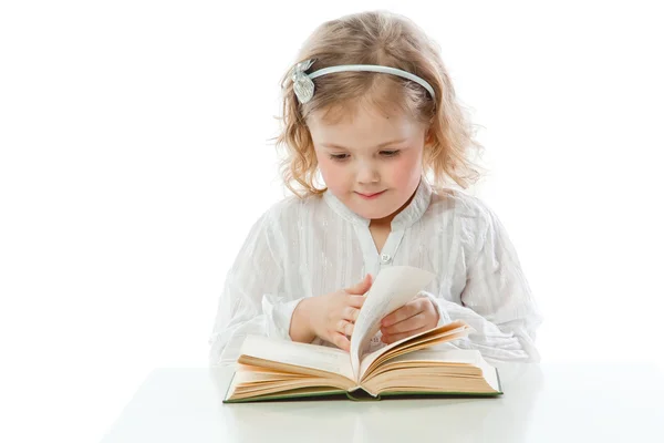 Child with a book — Stock Photo, Image