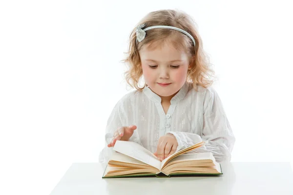 Child with a book — Stock Photo, Image