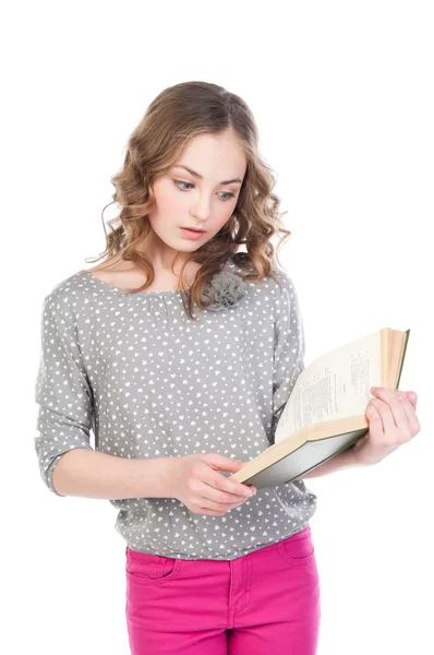 Bambino con un libro — Foto Stock