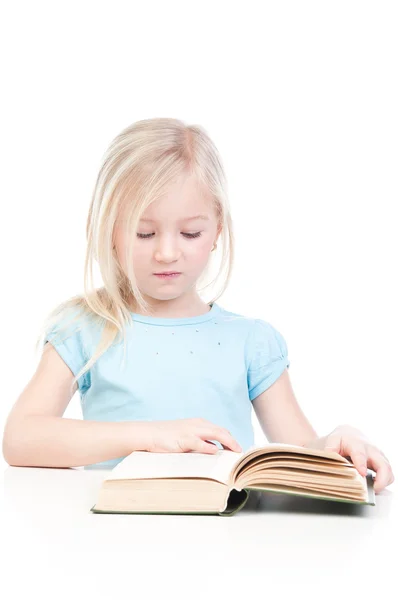 Gyermek egy könyvet — Stock Fotó