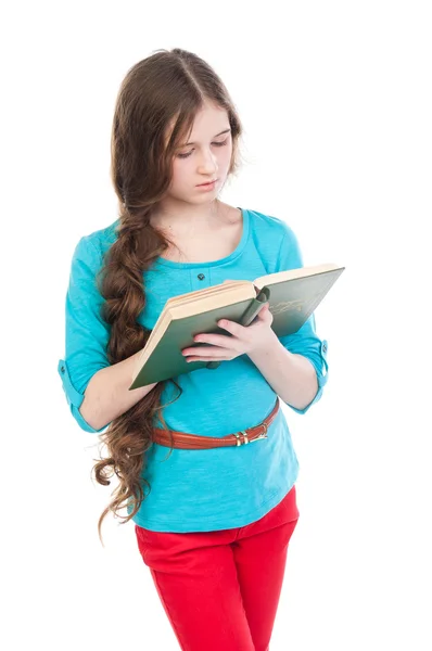 Enfant avec un livre — Photo