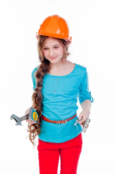 Gyermek builder — Stock Fotó