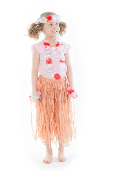 Çocuk Hawaii elbise — Stok fotoğraf