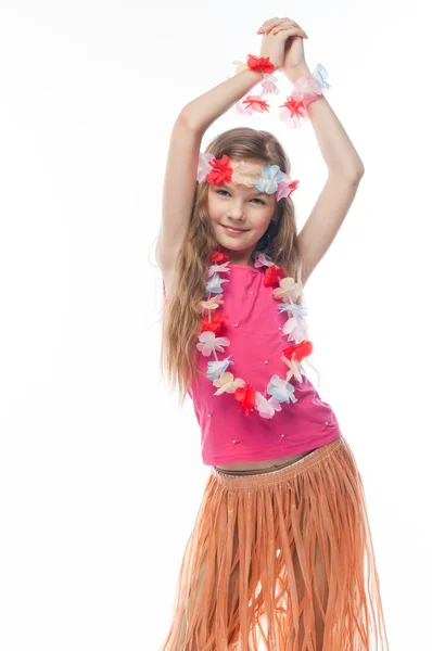 Gyerek Hawaii öltöztetős — Stock Fotó
