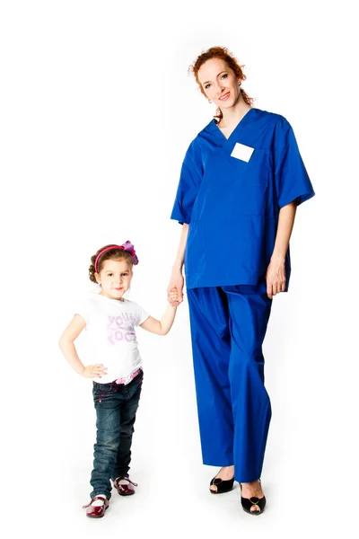 Dítě k lékaři — Stock fotografie