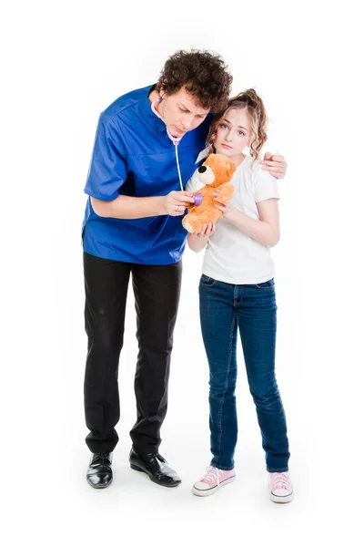 Child to the doctor — Stock Photo, Image