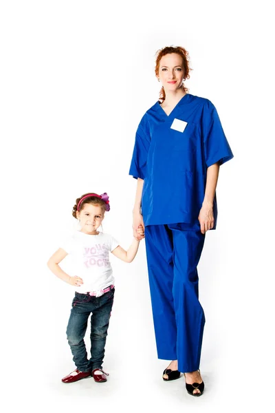 Child to the doctor — Stock Photo, Image