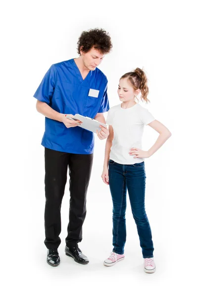 Child to the doctor — Stock Photo, Image