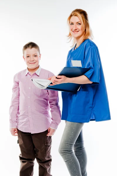 Child to the doctor — Stock Photo, Image