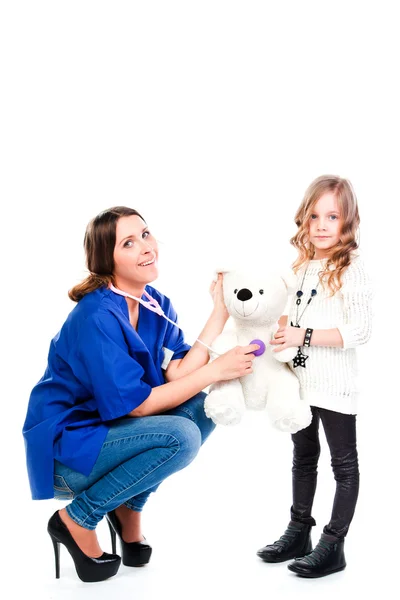 Child to the doctor — Stock Photo, Image