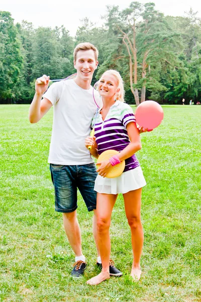 Pareja deportiva — Foto de Stock