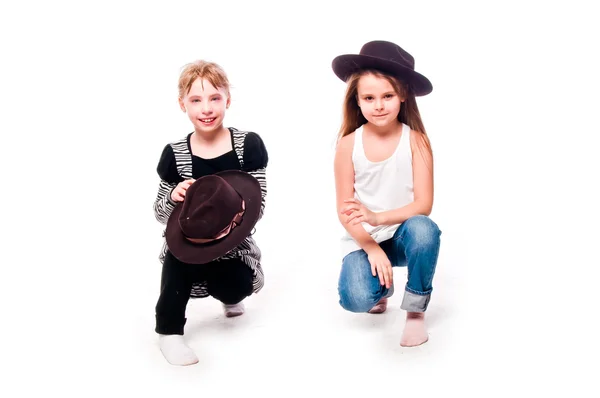 Twee meisjes vriendinnen — Stockfoto