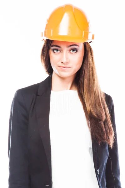 Woman builder — Stock Photo, Image