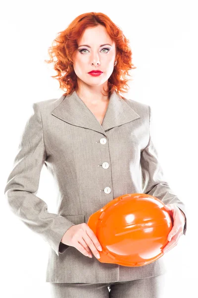 Woman builder — Stock Photo, Image