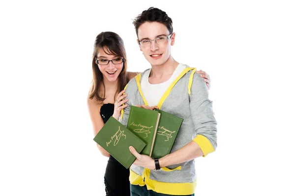 Couple d'étudiants — Photo