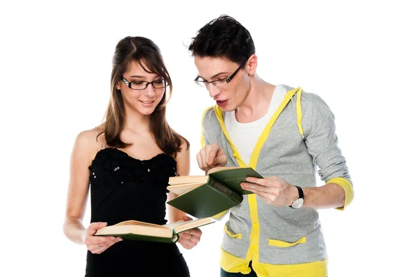 Couple of students — Stock Photo, Image