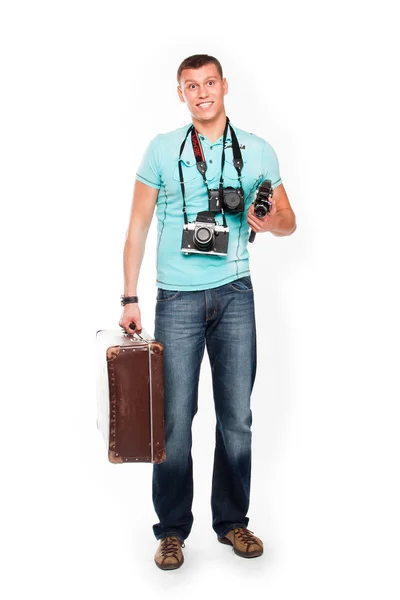 Man tourist — Stock Photo, Image