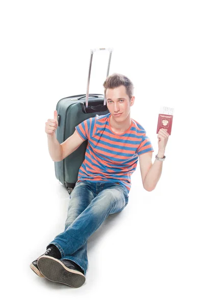 Man tourist — Stock Photo, Image