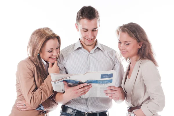 Team van mensen uit het bedrijfsleven — Stockfoto