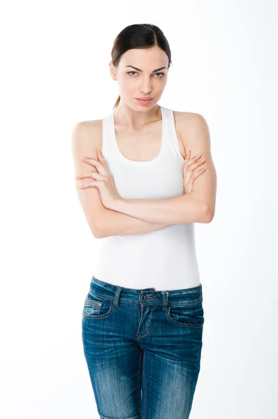 Portrait of young woman — Stock Photo, Image