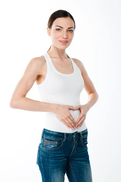 Portrait of young woman — Stock Photo, Image