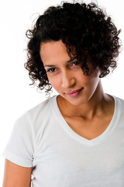 Retrato de mulher jovem — Fotografia de Stock