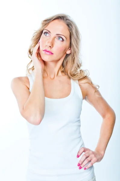 Portrait of young woman — Stock Photo, Image