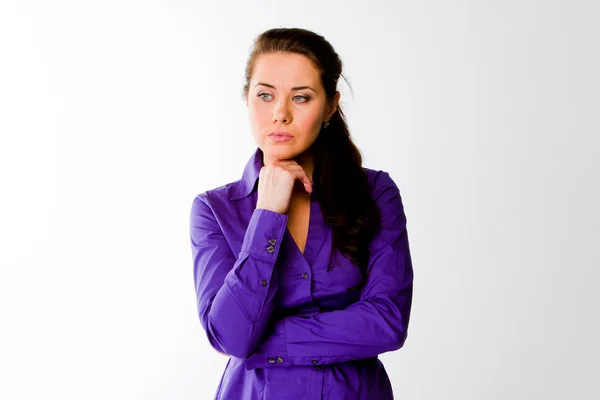 Retrato de mulher jovem — Fotografia de Stock