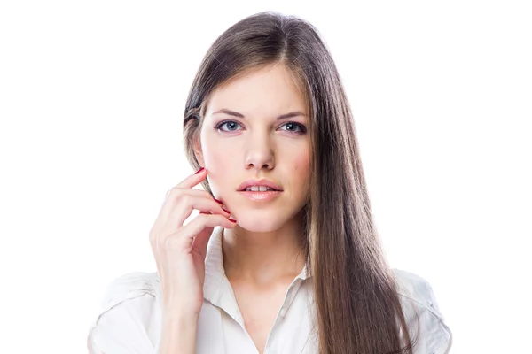 Portrait of young woman — Stock Photo, Image