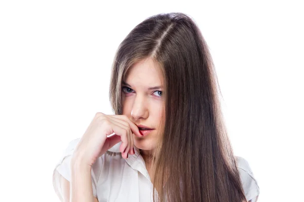 Portrait of young woman — Stock Photo, Image