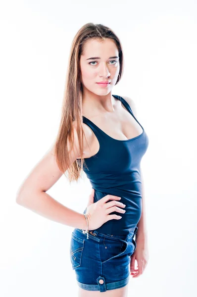 Portrait of young woman — Stock Photo, Image