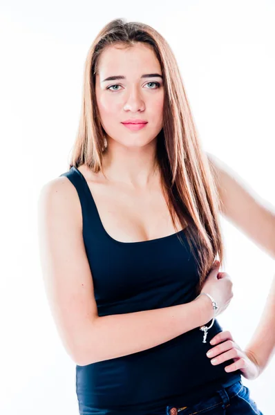 Portrait of young woman — Stock Photo, Image