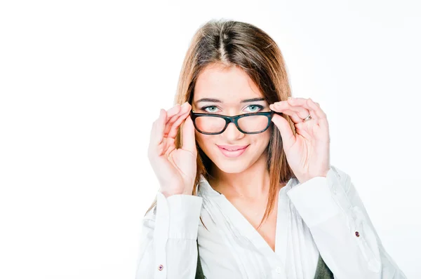 Porträt einer jungen Frau — Stockfoto