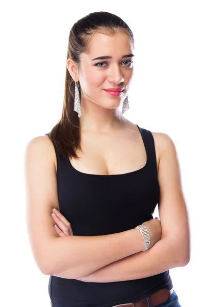 Portrait of young woman — Stock Photo, Image